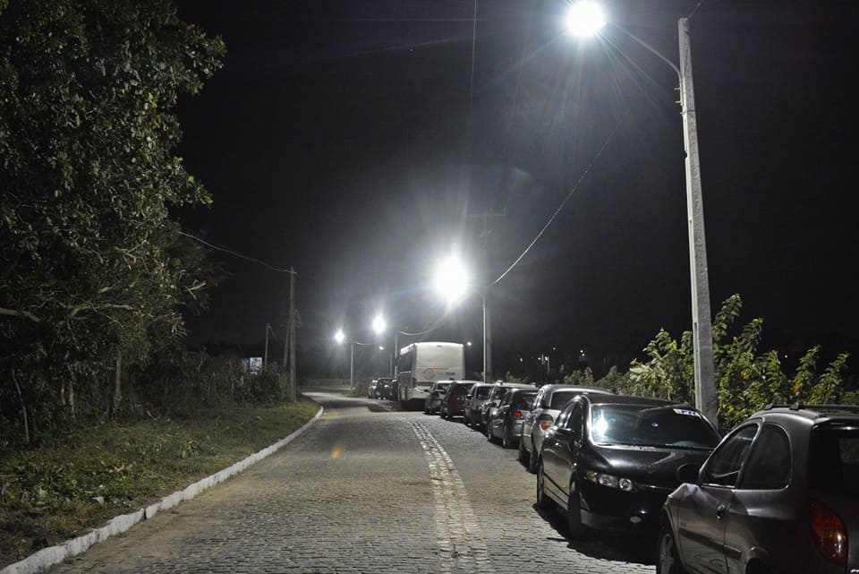 Trecho de Uruaçu a Pajussara ganha nova iluminação pública