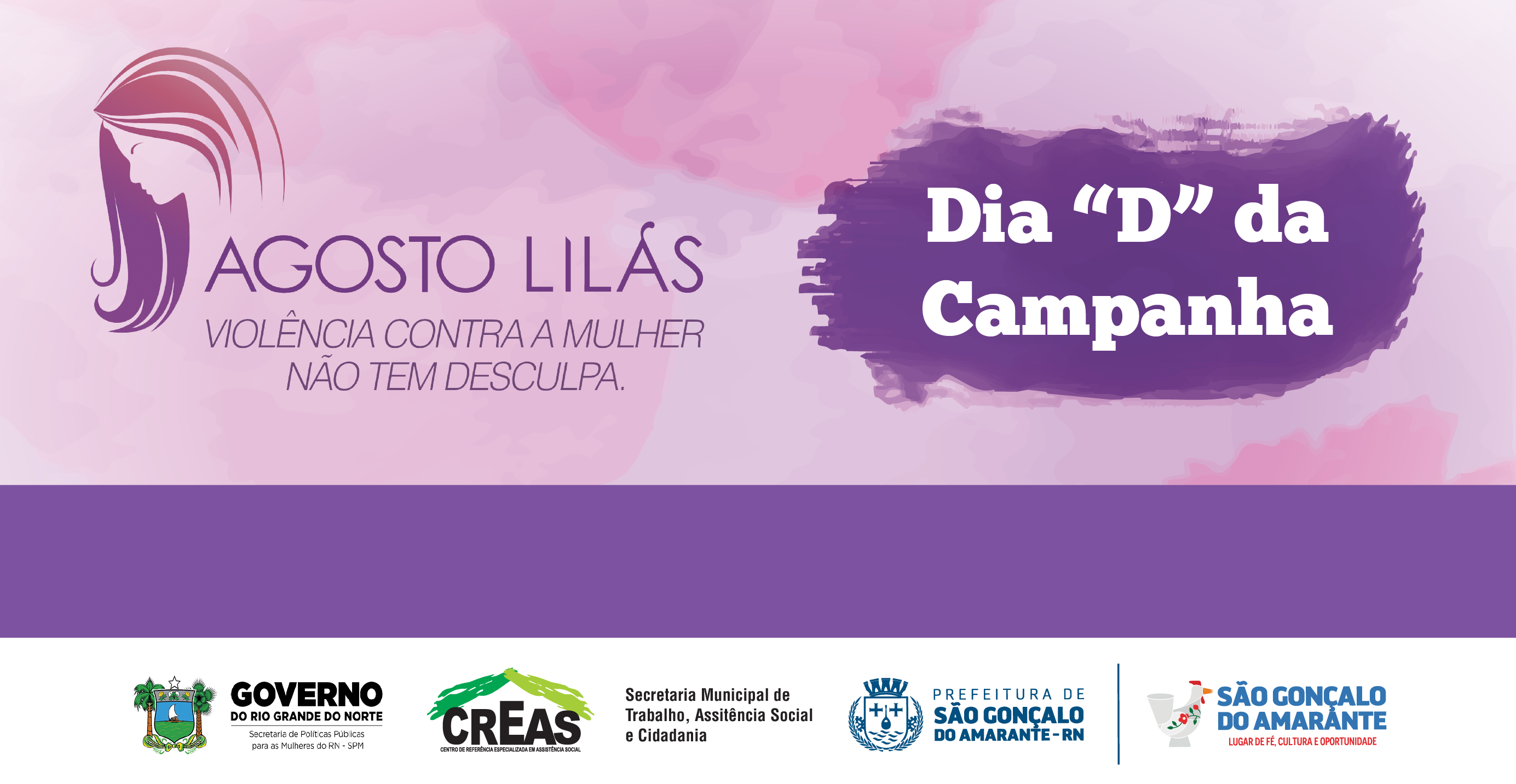 Prefeitura realizará programação dia “D” da campanha Agosto Lilás