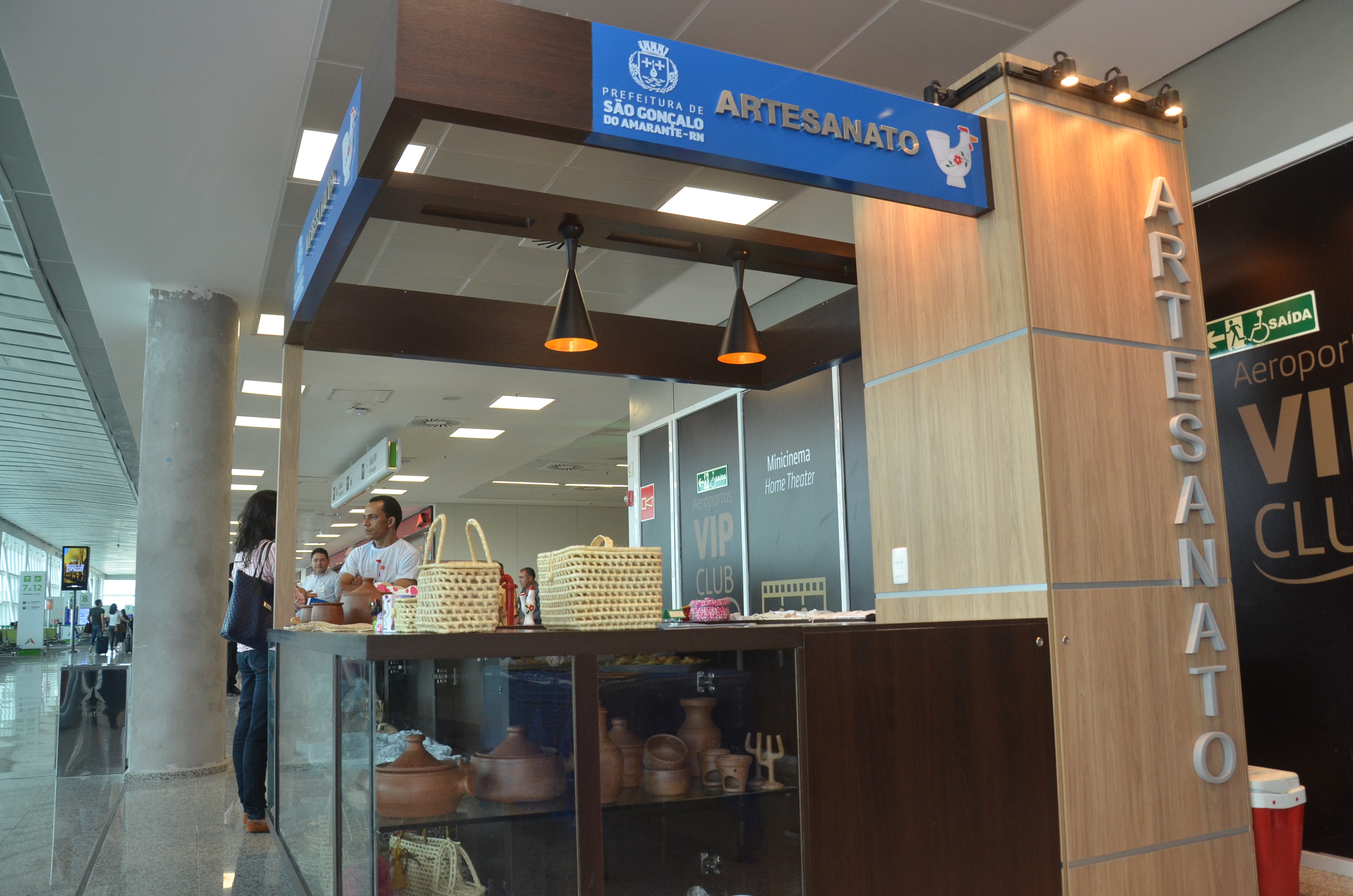 Prefeitura Municipal realiza entrega de quiosque de artesanato no Aeroporto Internacional Aluízio Alves