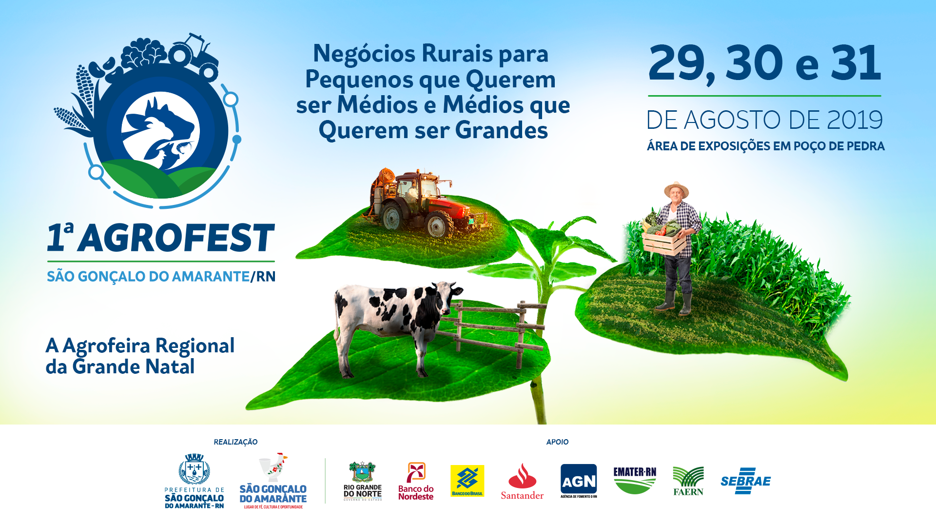 Prefeitura de São Gonçalo realiza primeira feira agropecuária do município