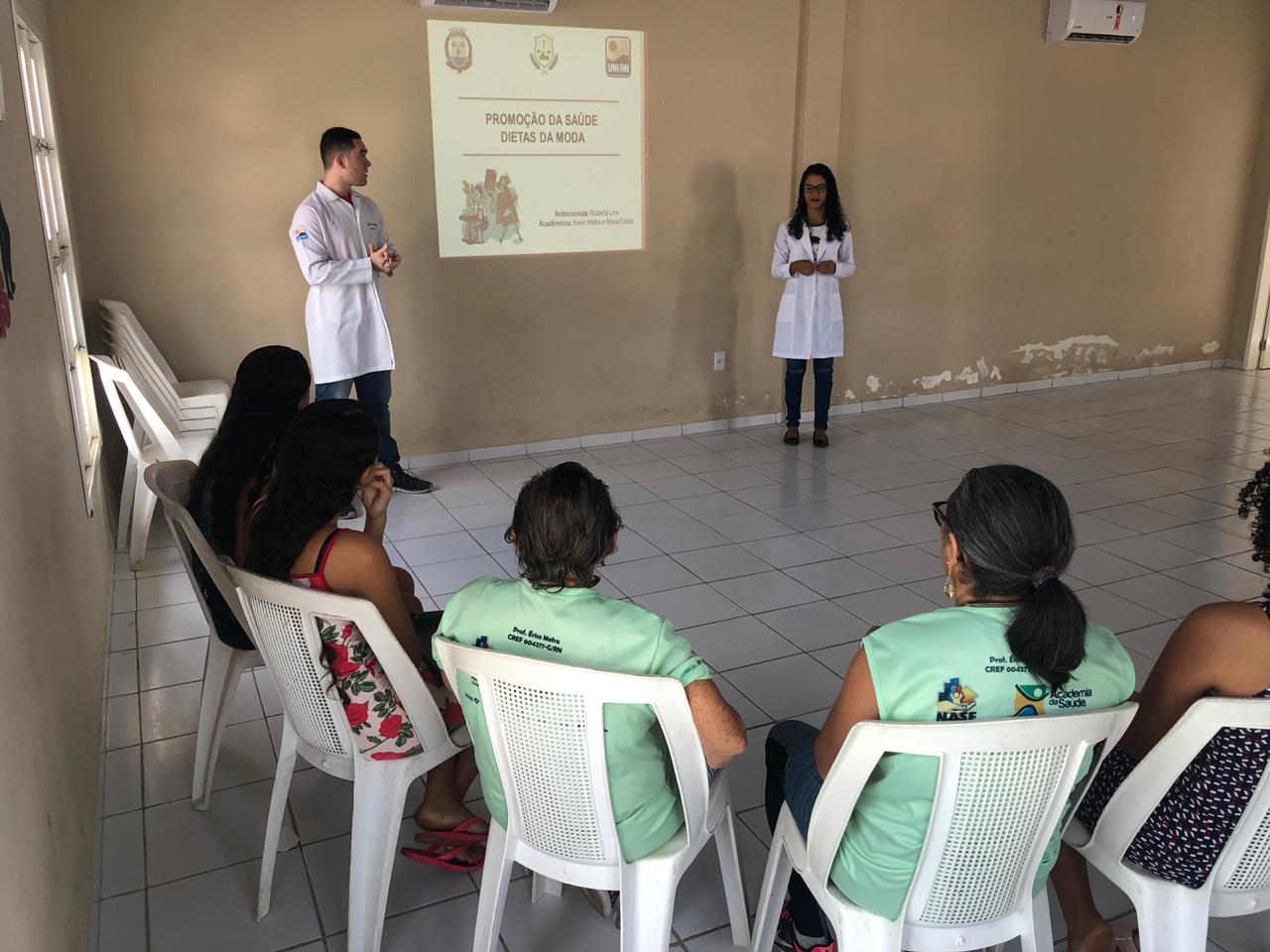 NASF realiza ação educativa sobre dieta alimentar no bairro Golandim NASF realiza ação educativa sobre dieta alimentar no bairro Golandim