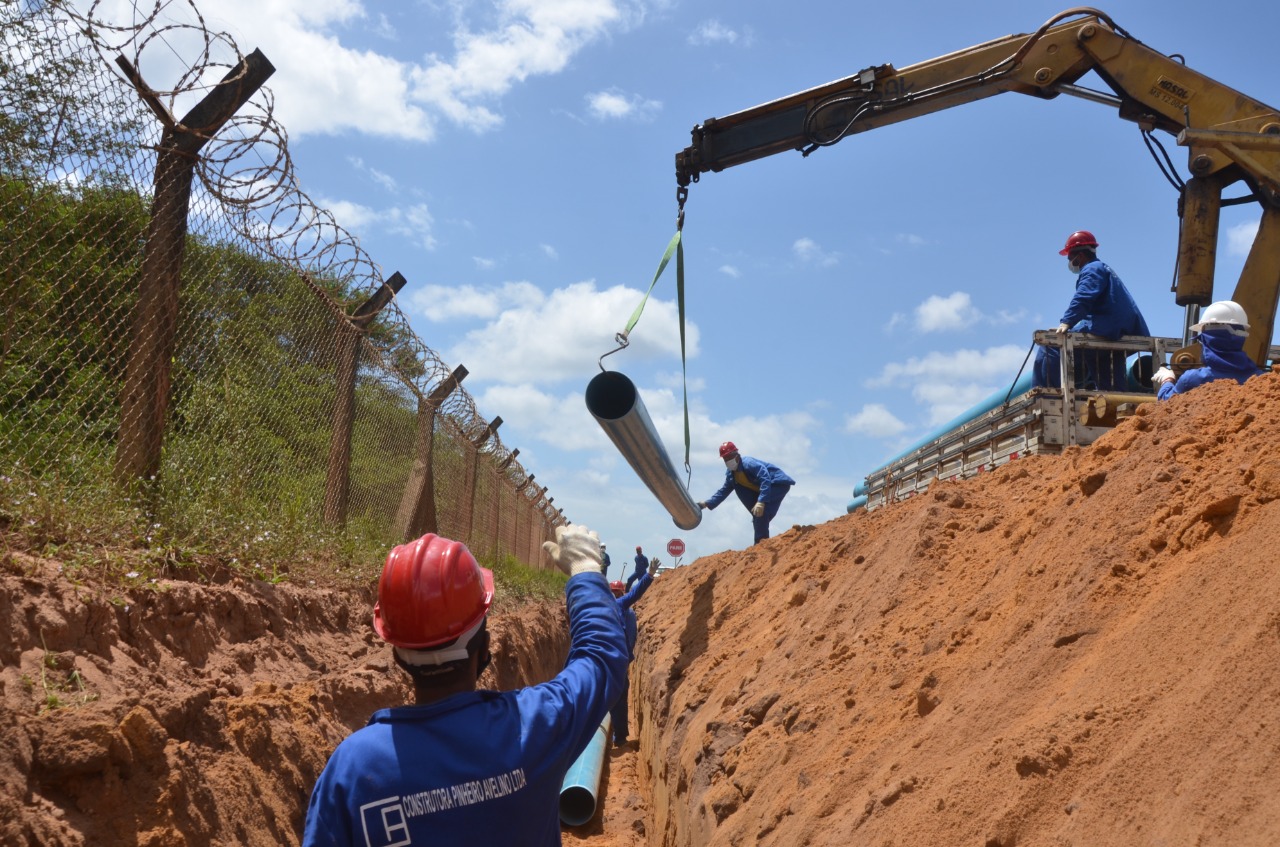 Prefeitura de São Gonçalo assina ordem de serviço para construção da rede de distribuição de água do Sistema Adutor Maxaranguape