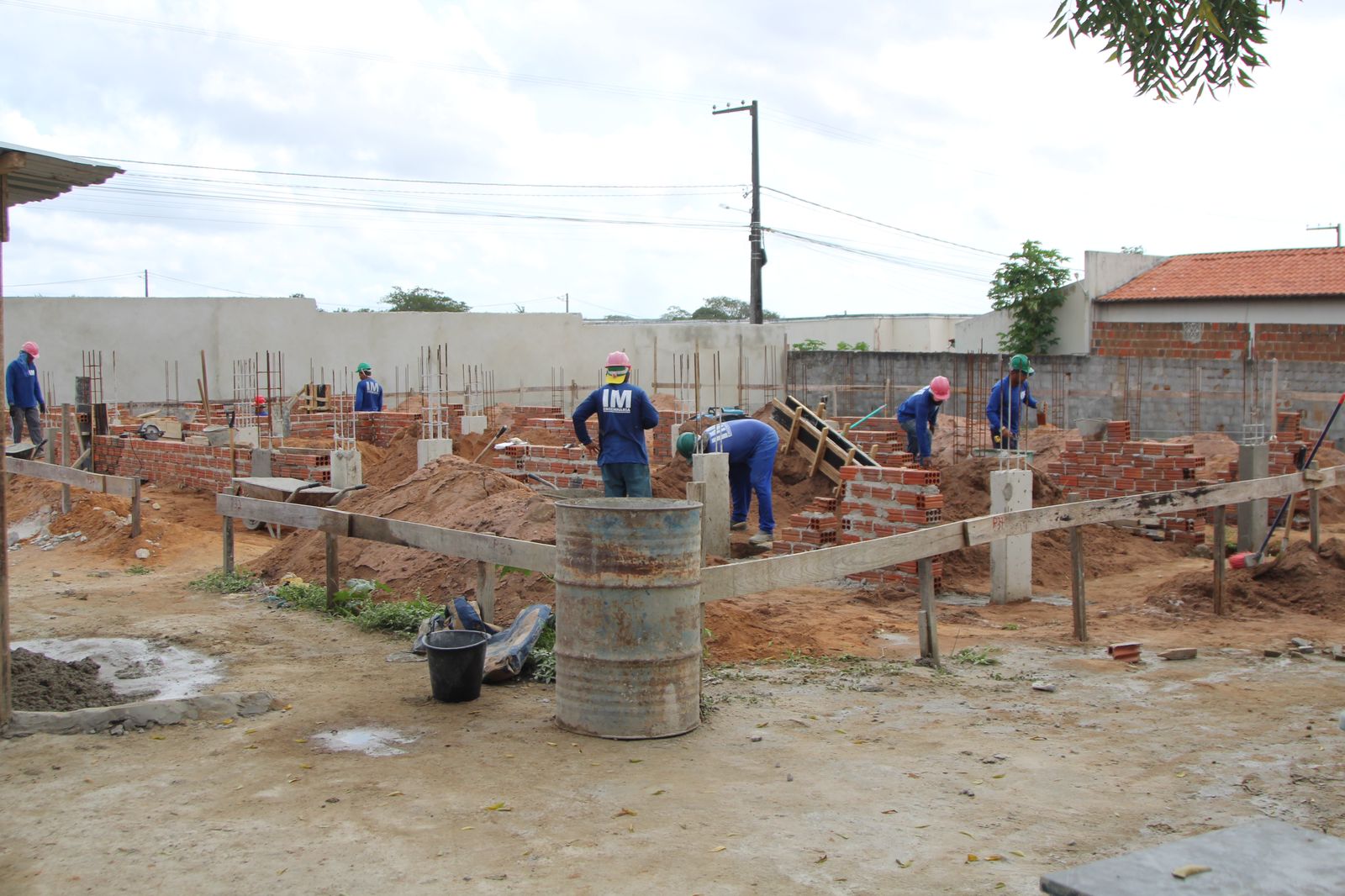 Prefeitura de São Gonçalo do Amarante avança na construção de mais uma UBS em Novo Santo Antônio