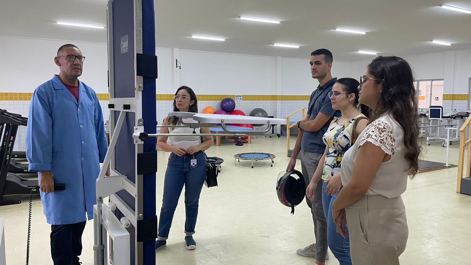 Centro de Reabilitação de São Gonçalo, CER III, recebe visita de estudantes de Medicina da UFRN