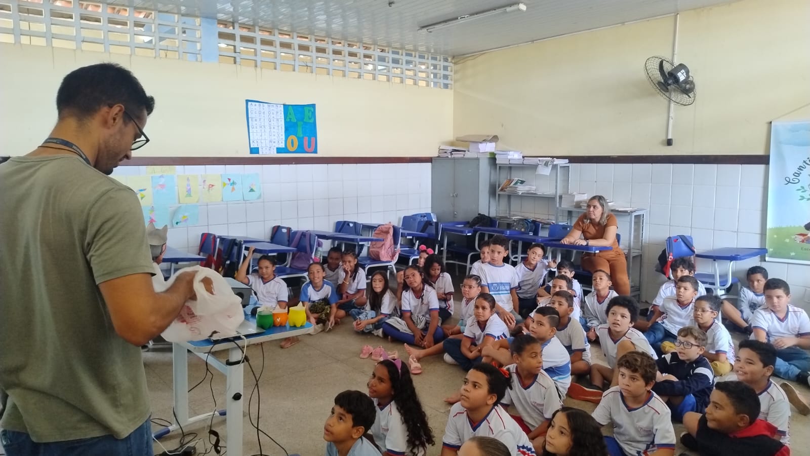 Na Semana do Meio Ambiente, SEMURB de São Gonçalo promove ação de educação ambiental na Escola Municipal Francisco Potiguar